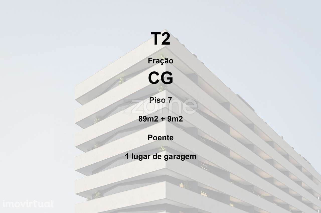 Apartamento T2 novo na Areosa, Paranhos Porto (Fração CG) - Grande imagem: 2/15