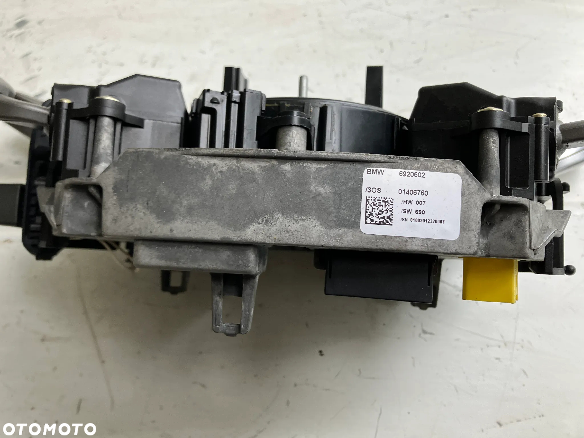PRZEŁĄCZNIK SKRZYNI BIEGÓW WYBIERAK BMW E65 6927887 MANETKA CZUJNIK KĄTA SKRĘTU TAŚMA ZWIJAK 6911514 6920502 - 4