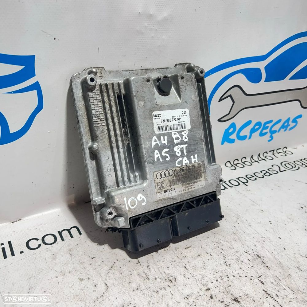 .Centralina Motor Bosch VW VAG Audi 2.0 TDi CAH 03L 906 022 NP / 0 281 016 141 - 4