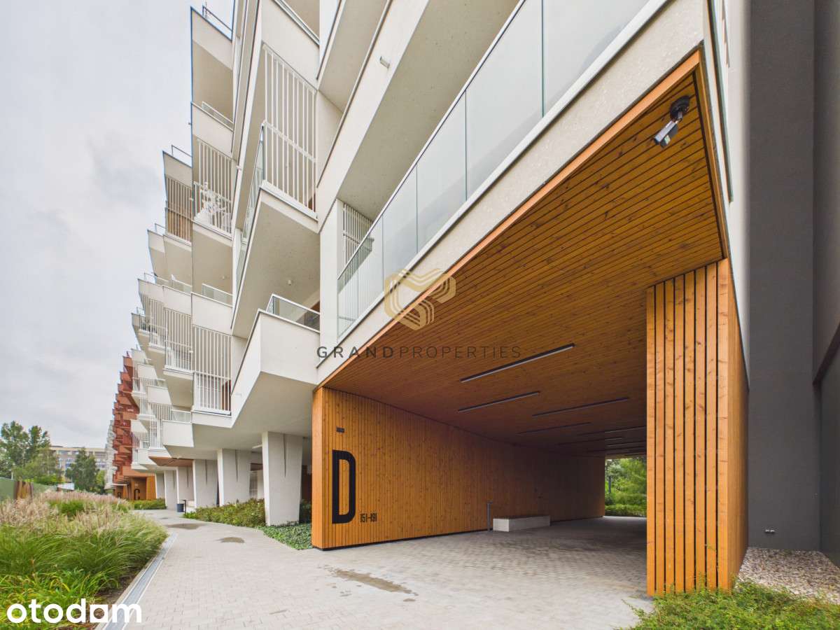 Kabaty, 2-pokojowy apartament z garażem i tarasem