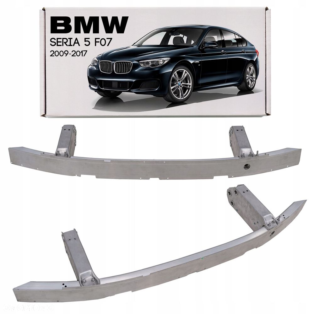 bmw seria 5 f07 gran turismo 2009-2017 belka przód zderzaka 51117200741 - 1