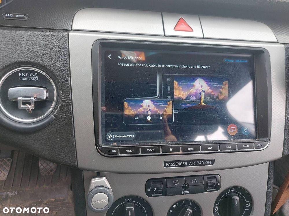 RADIO ODTWARZACZ  =VOLKSWAGEN PASSAT B6 ANDROID 2 DIN 3C0858069M - 9