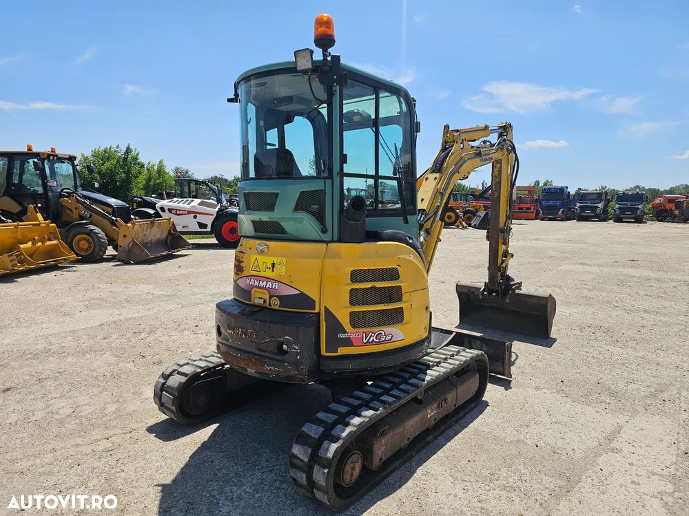 Yanmar VIO38 miniexcavator compact pe senile - 9