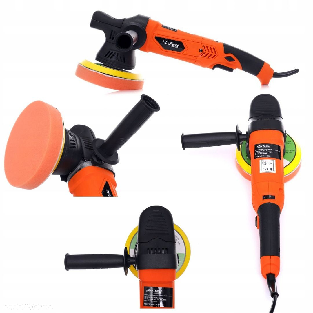 POLERKA MIMOŚRODOWA SAMOCHODOWA ELEKTRYCZNA 1500W 150mm 230V REGULACJA - 2