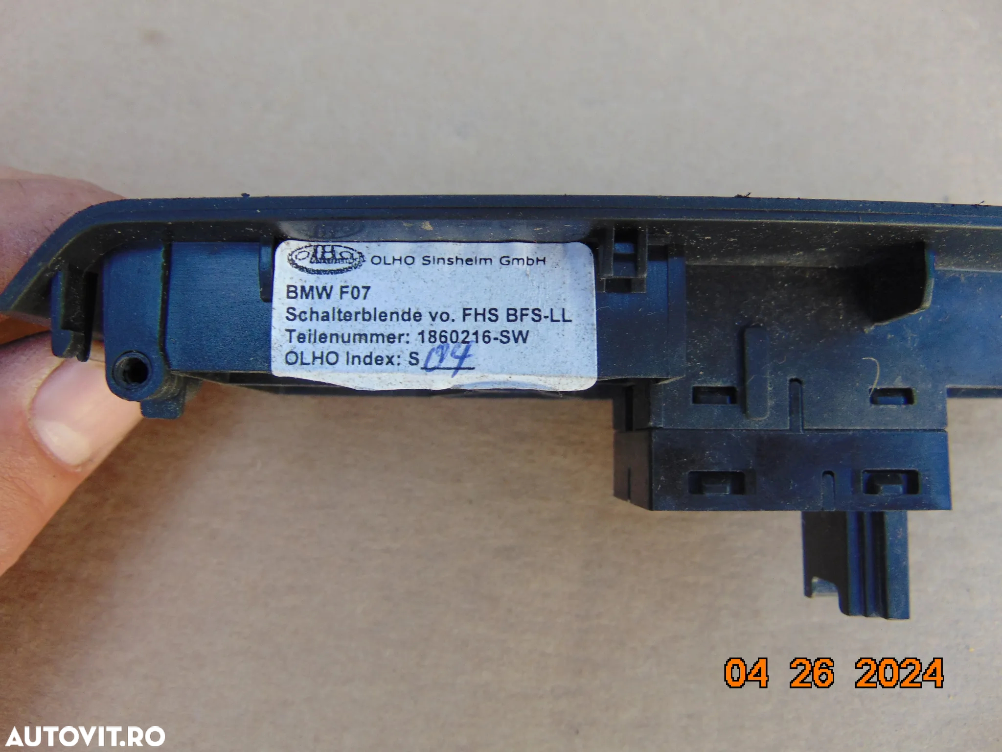 Buton geam BMW F07 f10 f12 f11 butoane geamuri electrice pasageri seria 5 gt - 4