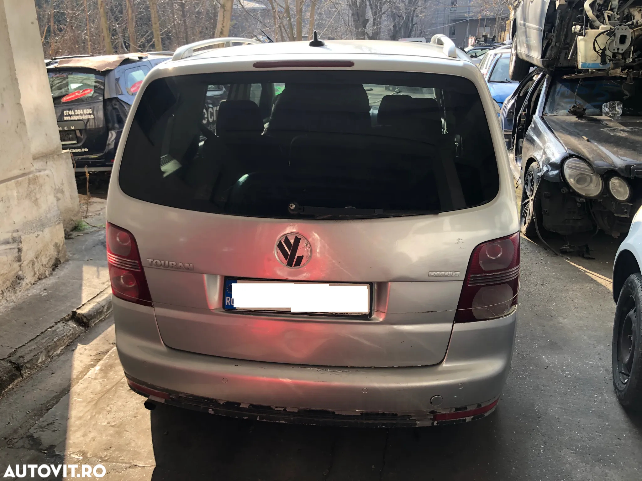 Dezmembrez VW Volkswagen Touran facelift argintiu gri 2008 - 3