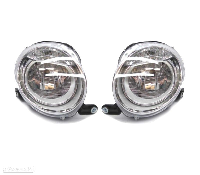 FARÓIS OPTICAS PARA FIAT 500 07- ELEC. - 1