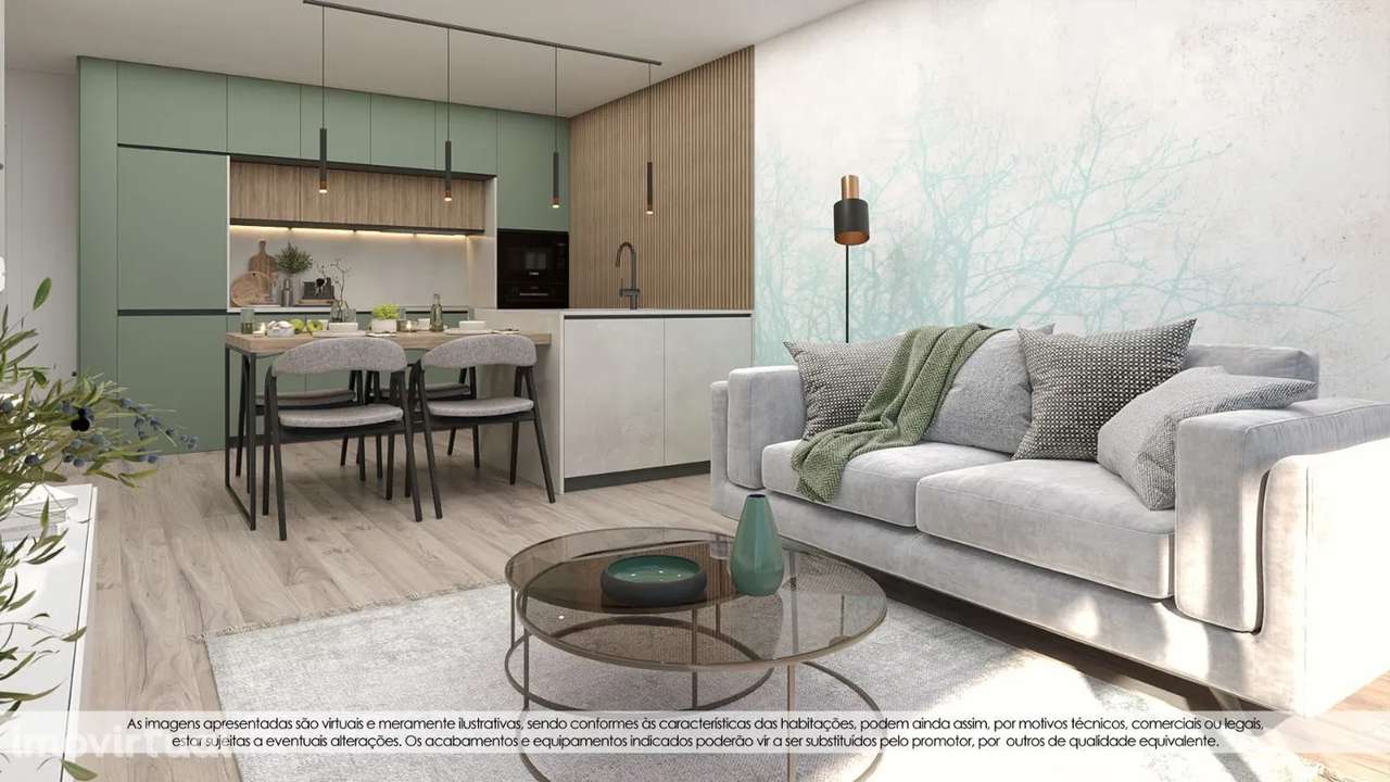 T2 novo 1º piso com varanda e garagem Empreendimento Royal Green - Grande imagem: 4/16