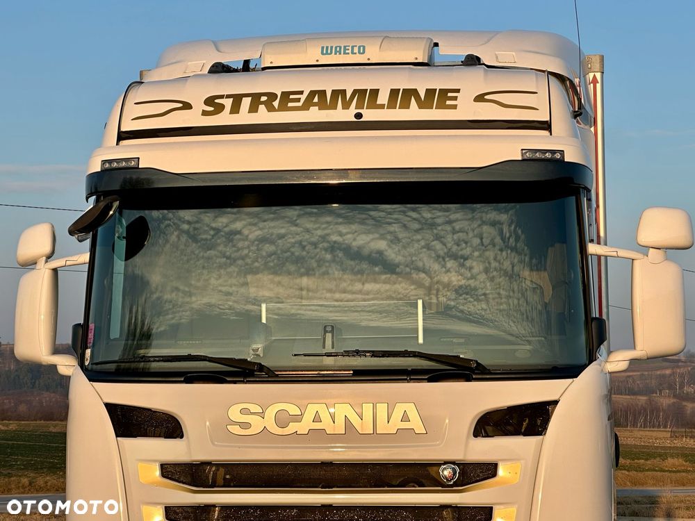 Scania G360 / IZOTERMA / 6.8 M DŁUGOŚCI / AUTOMAT / CAŁA NA PODUSZKACH / KLIMA POSTOJOWA / ELEKTRYCZNA ROLETA TYŁ / SYPIALKA - 15