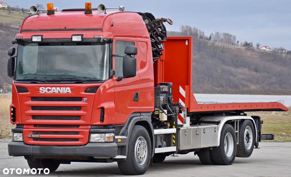 Scania G400 * AUTOLAWETA 6,40m + HIAB 377 EP - 5 HIDUO + PILOT * STAN BDB - 4