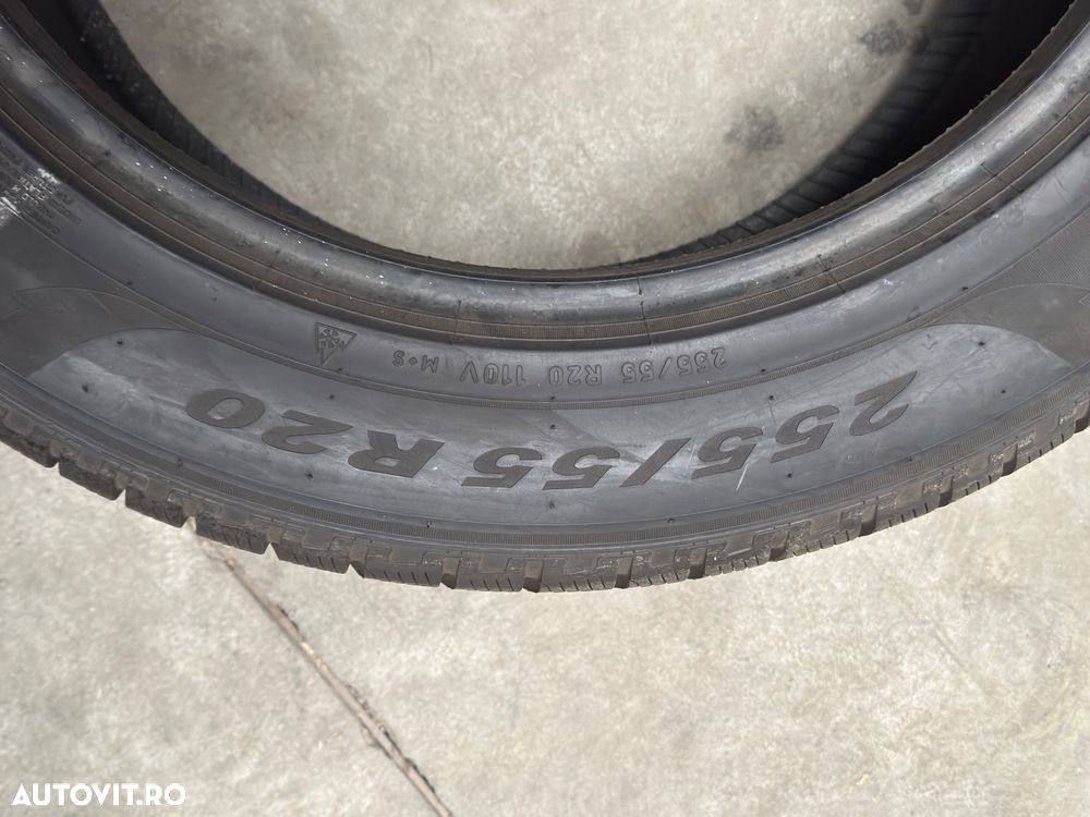 Vând 4 anvelope 255/55/20 Pirelli de iarnă ca noi - 5
