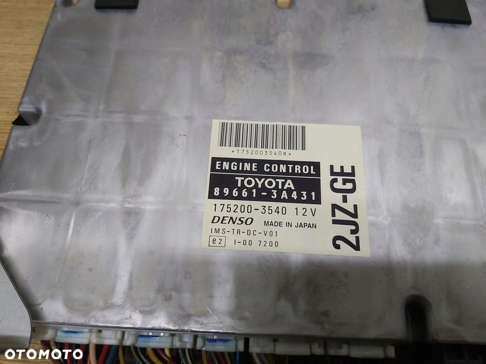 LEXUS GS II 300 97-04r 3,0 2jz sterownik komputer silnika 89661-3A431 - 2