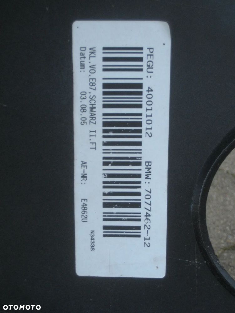bmw 1 e87 04-07r zderzak przedni 7058441 - 16