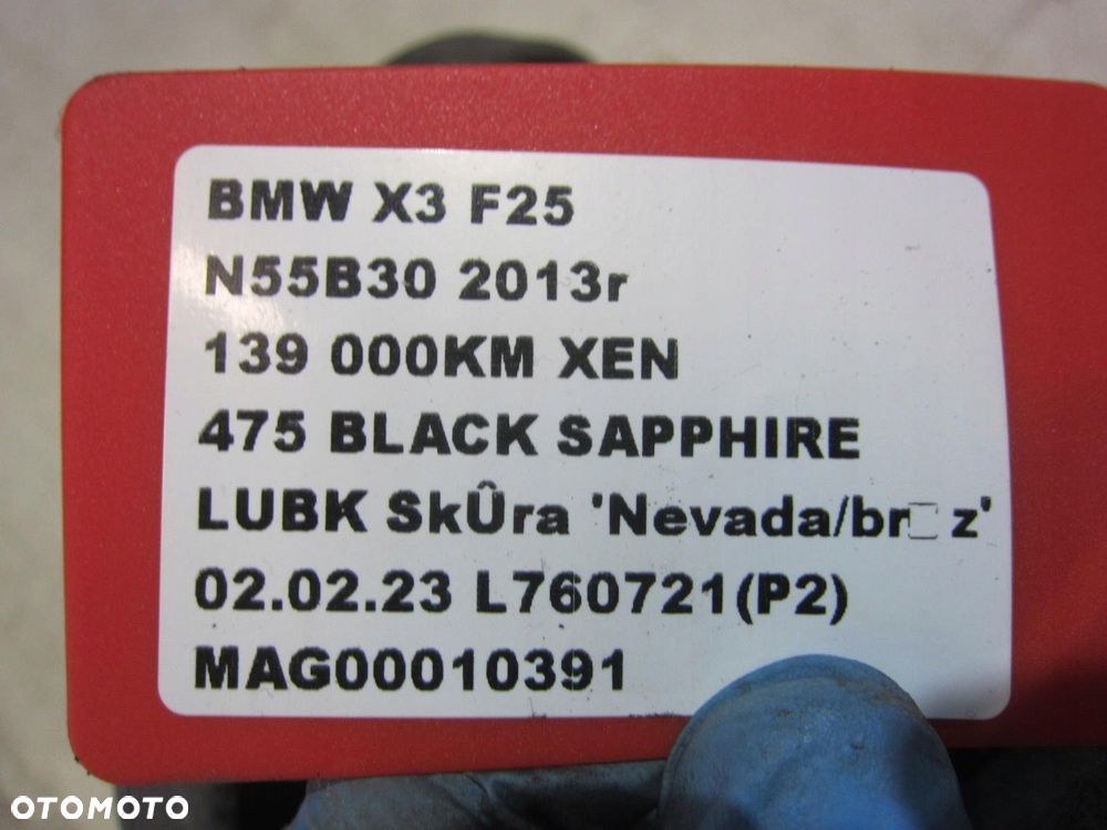 BMW X3 F25 X4 ZWROTNICA PRAWA AMORTYZATOR 6796410 - 8