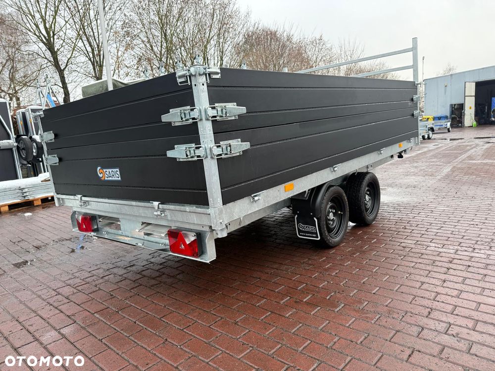 Saris Przyczepa Kiprowana Saris Tipper K3 356x184x35 + nadstawki 30 cm 3500 kg dostawa pod dom Częstochowa - 4