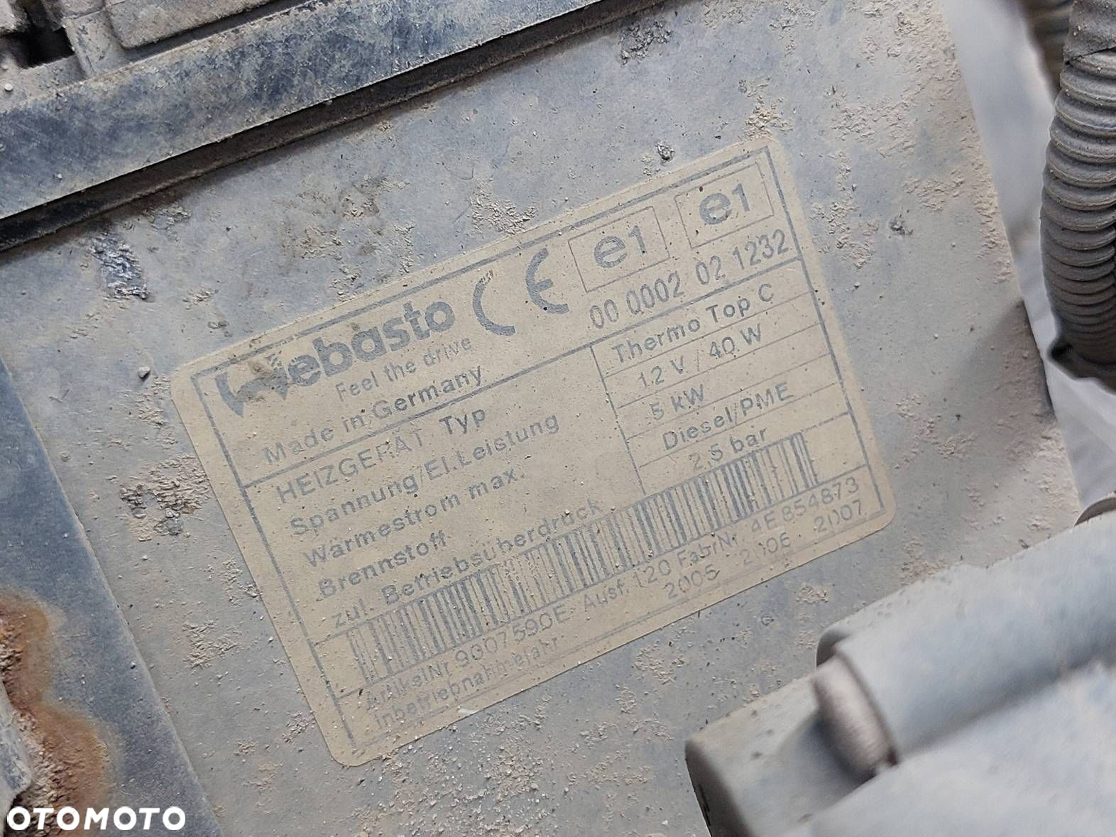 WEBASTO OGRZEWANIE POSTOJOWE + PILOT VW TRANSPORTER T5 7H0819008M - 3