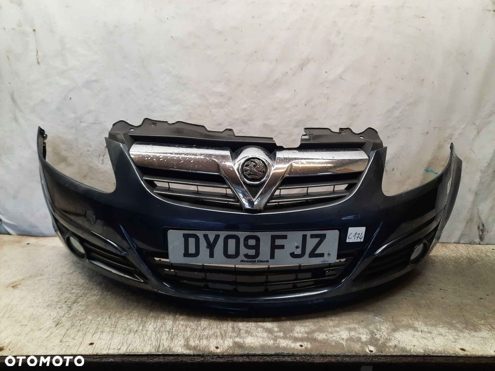 ZDERZAK PRZÓD PRZEDNI DO OPEL CORSA D GRANAT Z20Z - 1