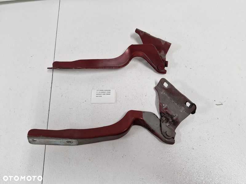 NISSAN QASHQAI 1 I J10 ZAWIASY MASKI POKRYWY SILNIKA LEWY PRAWY KOMPLET NAJ G - 1