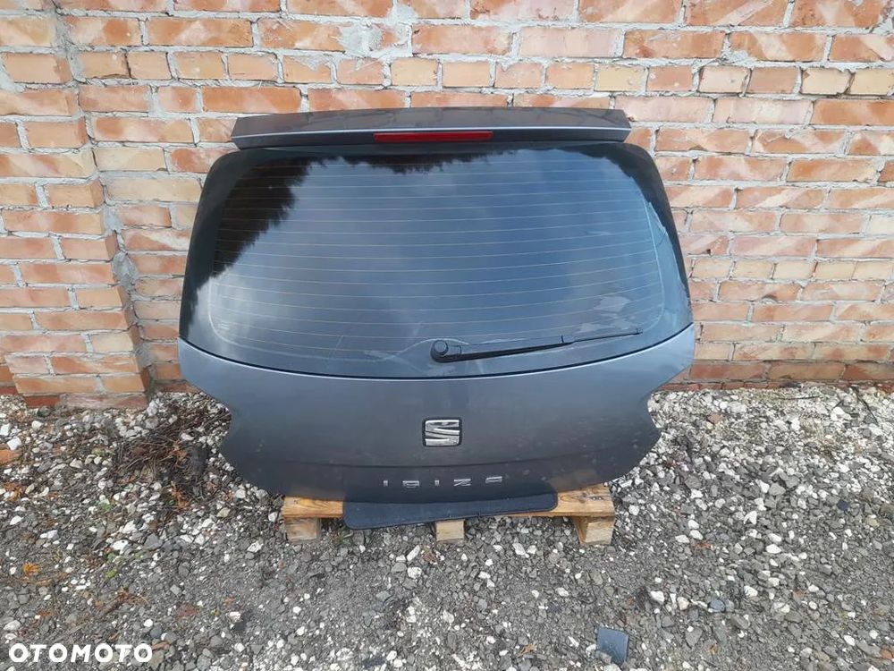 klapa bagażnika tył tylne Seat Ibiza IV lift 6j 5d HB LX7R bez malowania - 23