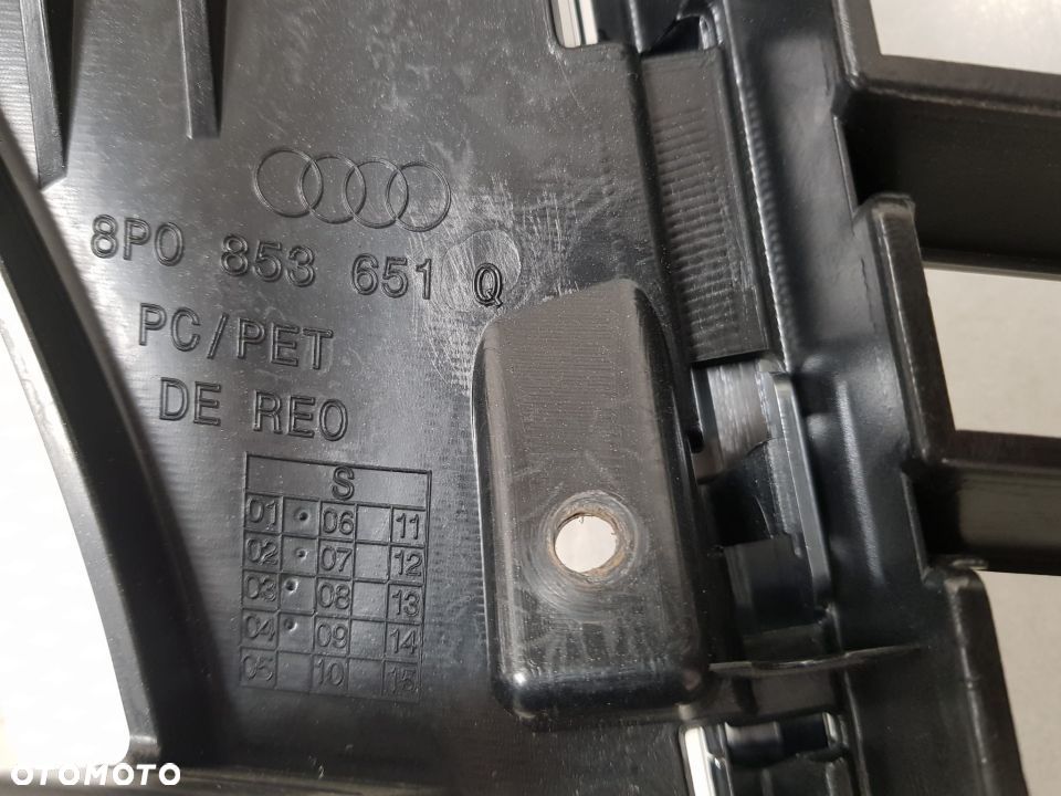 AUDI A3 S3 LIFT 08-12 GRILL ATRAPA CHŁODNICY POD PDC 8P0853651Q IDEALNY JAK NOWY - 7