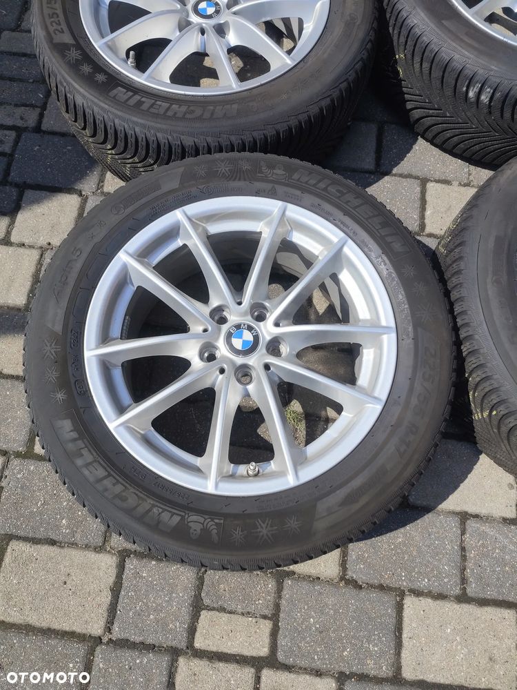 Felgi Aluminiowe z Oponami Zimowymi Michelin BMW 5 17 Cali 5x112 - 2