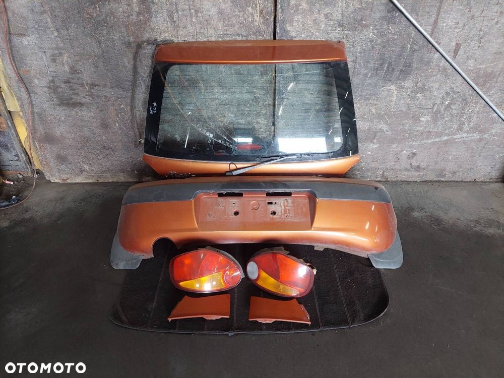 KOMPLETNY TYŁ KLAPA BAGAŻNIKA ZDERZAK TYŁ LAMPY DAEWOO MATIZ - 1