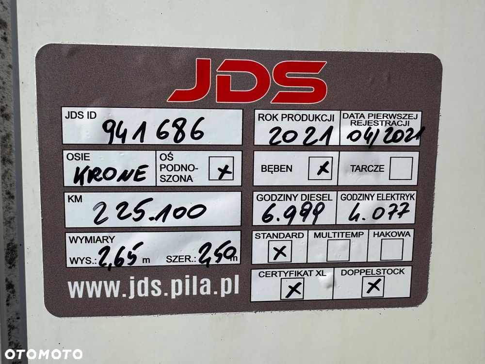 Krone Doppelstock, Carrier Vector HE19, Nowe opony!! - 35