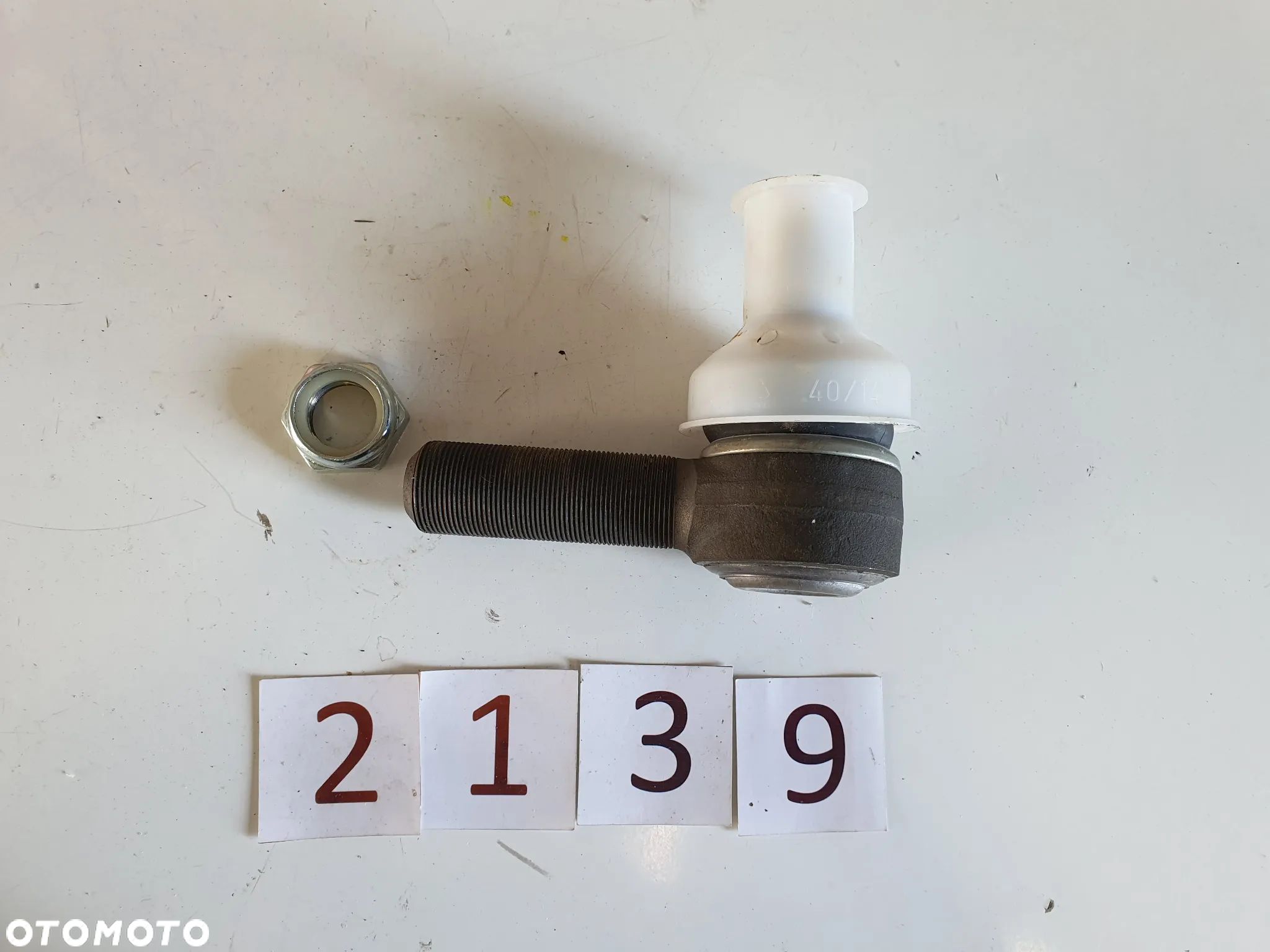 Końcówka drążka kierowniczego Mercedes DAF MAN Iveco Renault TRW JTE4001 JTE4072 - 1