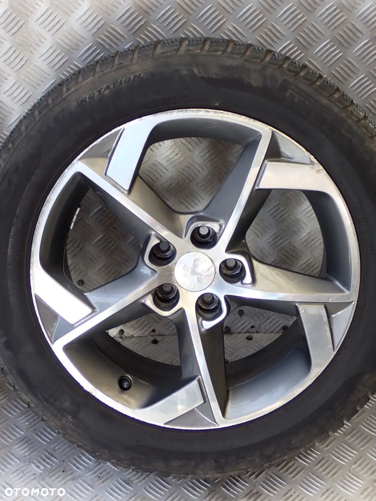 KOŁA FELGI ALUMINIOWE PEUGEOT 7,5JX17  ET 40  5X108  9671401580  Z OPONAMI ZIMA PIRELLI  215/55/17 - 7