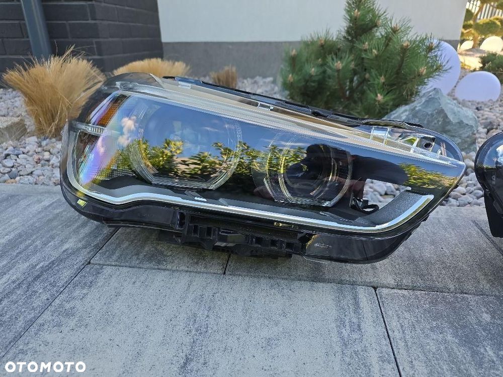 BMW X1 F48 Lampy przód Full Led Dynamic 7428735-08 7193708-03 Na Wentylator - 4