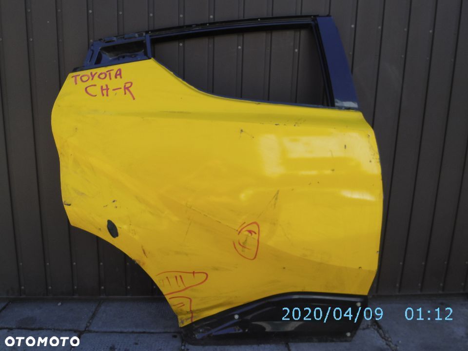 DRZWI TYLNE TYL PRAWE TOYOTA CH-R CHR - 1