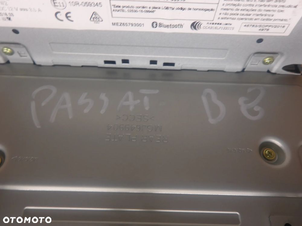 PASSAT B8 RADIO WYŚWIETLACZ DOTYKOWY 5G6035869C - 6