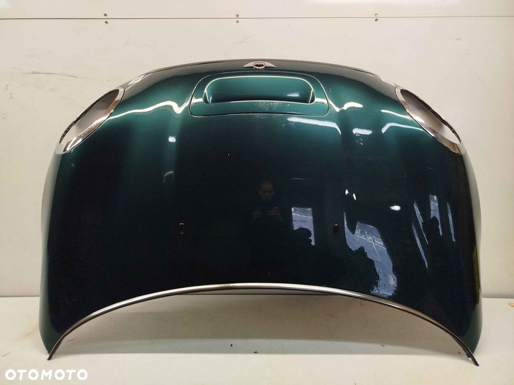 + MASKA POKRYWA SILNIKA MINI COOPER S R55 R56 R57 BRITISH RACING GREEN ZIELONA - 2