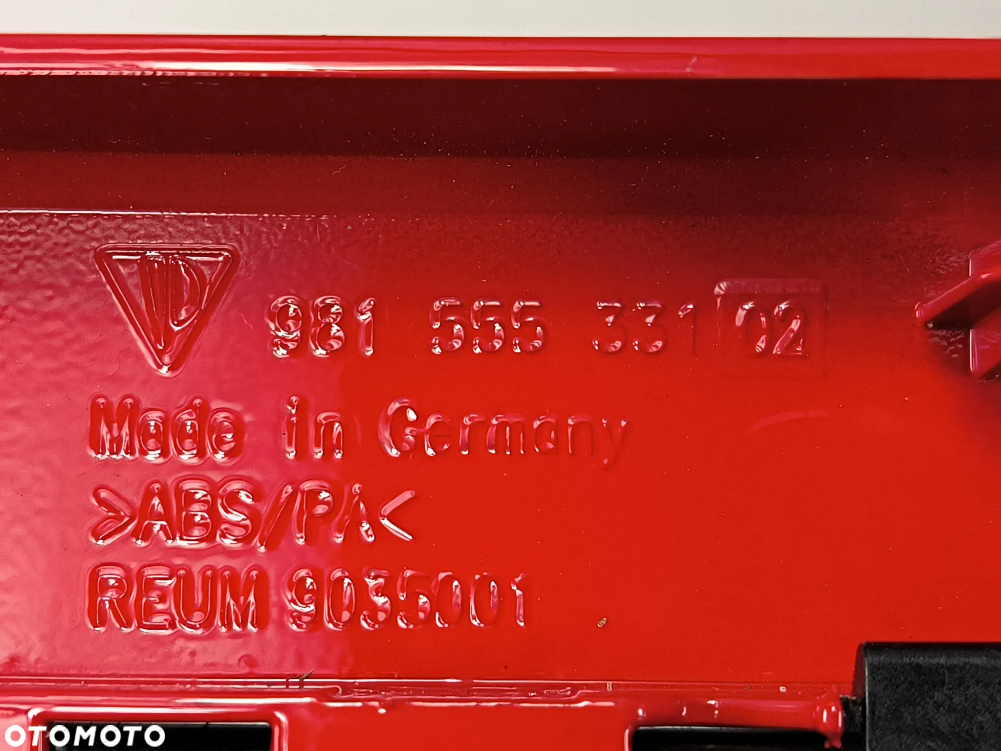 Osłona / Obudowa fotela przedniego pasażera 98155533102 Porsche Boxtser 718  2017r. - 2