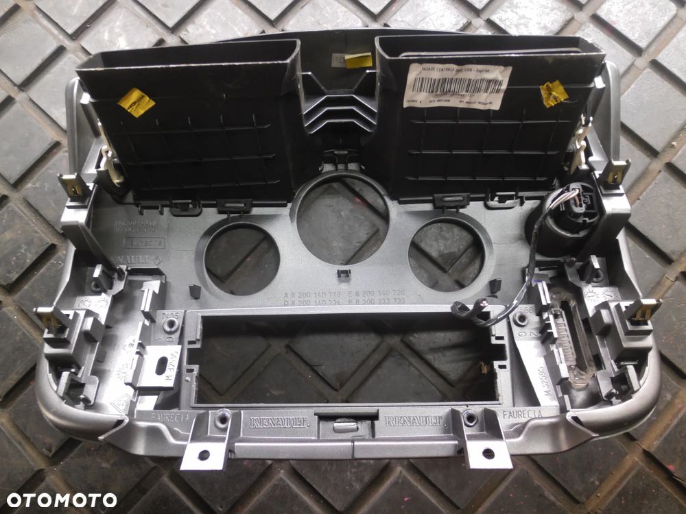 PANEL RAMKA NAWIEWU NAWIEWY RENAULT SCENIC II SZARA SREBRNA POSIADAM 2 SZT - 3