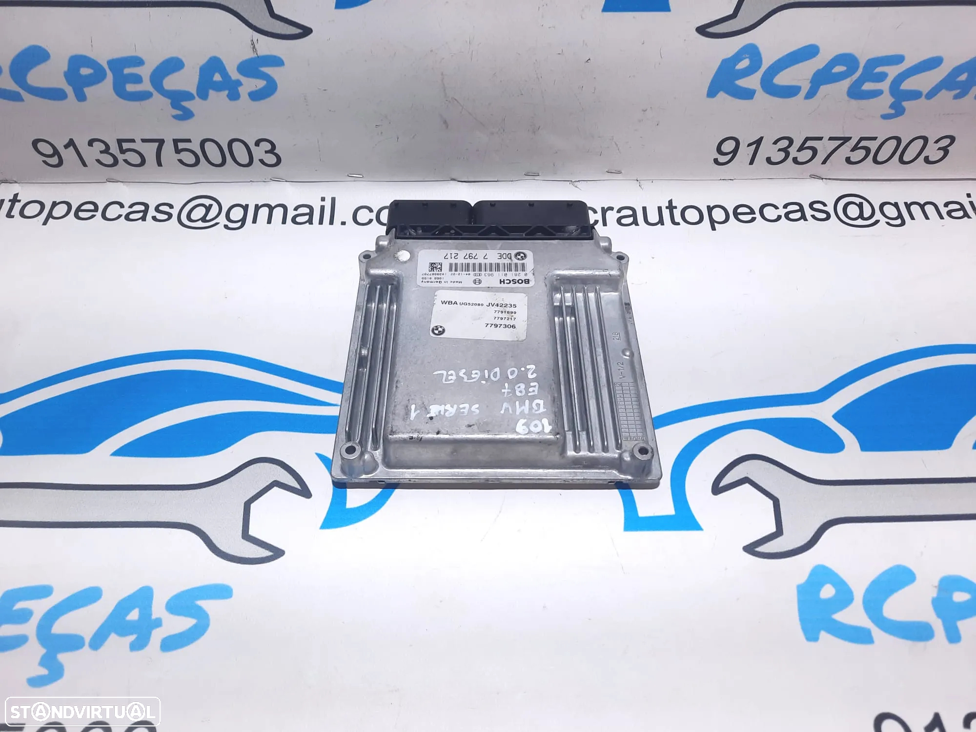 CENTRALINA ECU MOTOR BMW SERIE 1 E87 2.0D 16V 163CV M47D20 204D4 0281011963 13617797217 7797217 DDE7797217 SERIE 1 E81 E82 COUPE E88 CABRIO - 4