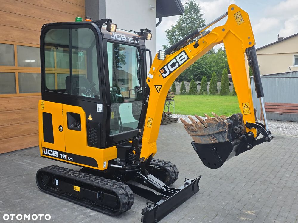 JCB JCB 16 C-1 mini koparka 3 łyżki szybkozłącze 19c1 sprowadzona 8018 serwisowana - 31