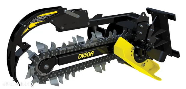 Trencher sapare santuri mini-excavator Digga Bigfoot - 2