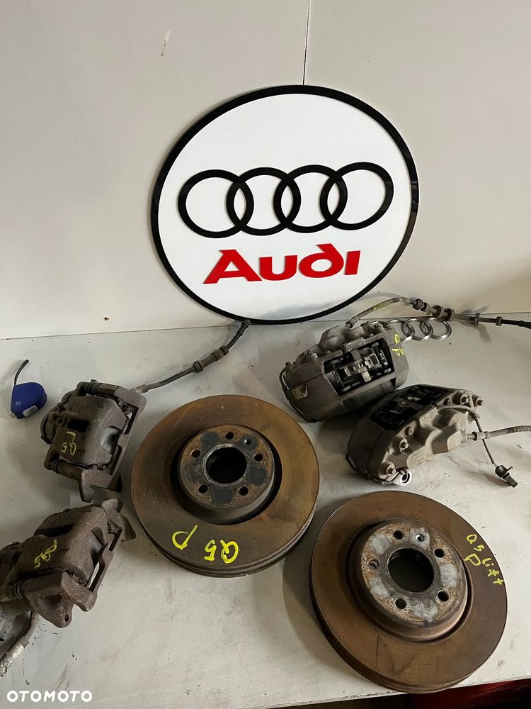 Zaciski hamulcowe AUDI Q5 8R LIFT BREMBO 4 TŁOCZKI 320MM 300MM PRZÓD TYŁ 8R0615105C 8R0615106C - 1