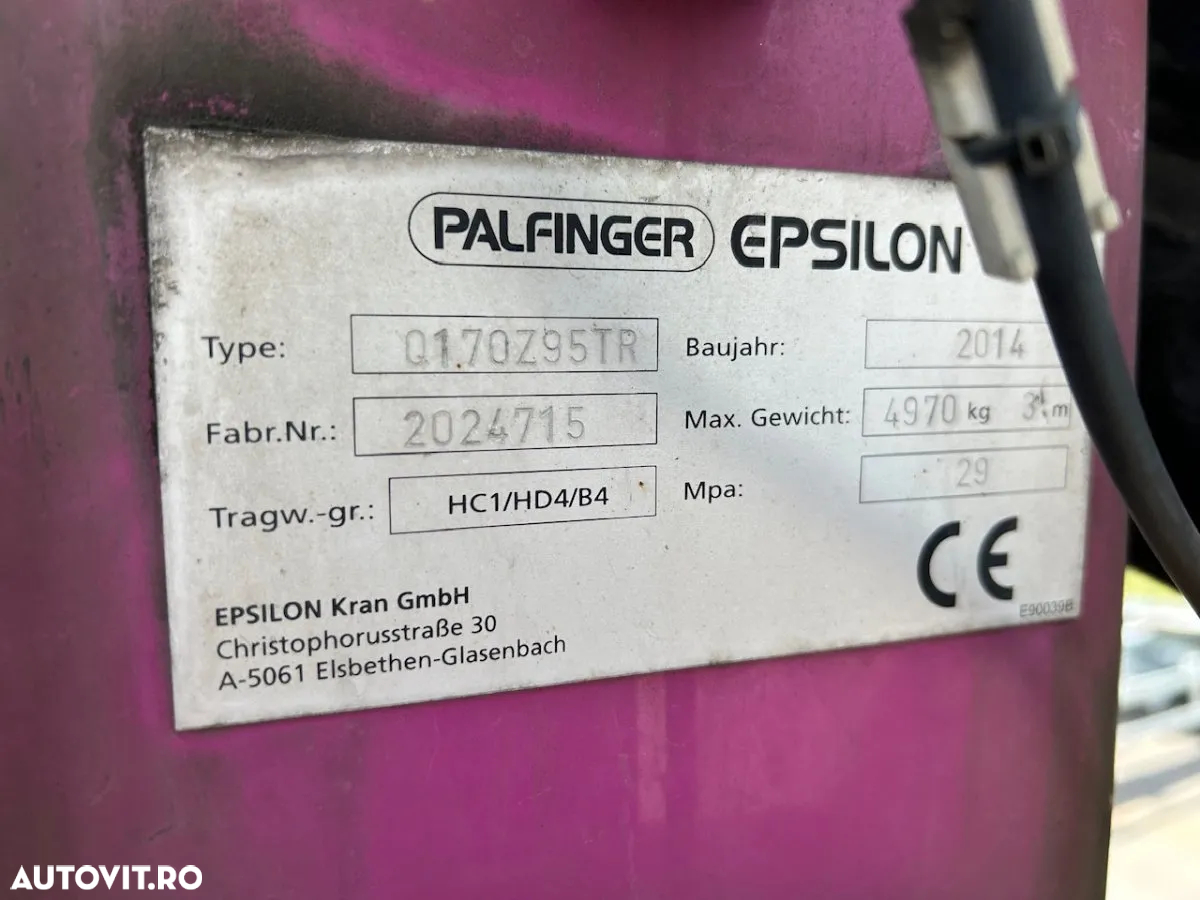 Scania R580, Epsilon, Abroll, Factura externa - 33