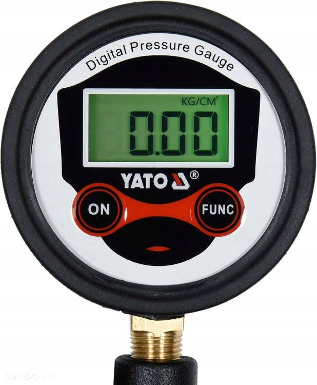 YATO PISTOLET DO POMPOWANIA KÓŁ CYFROWY MANOMETR WYŚWIETLACZ LCD YT-23702 - 4