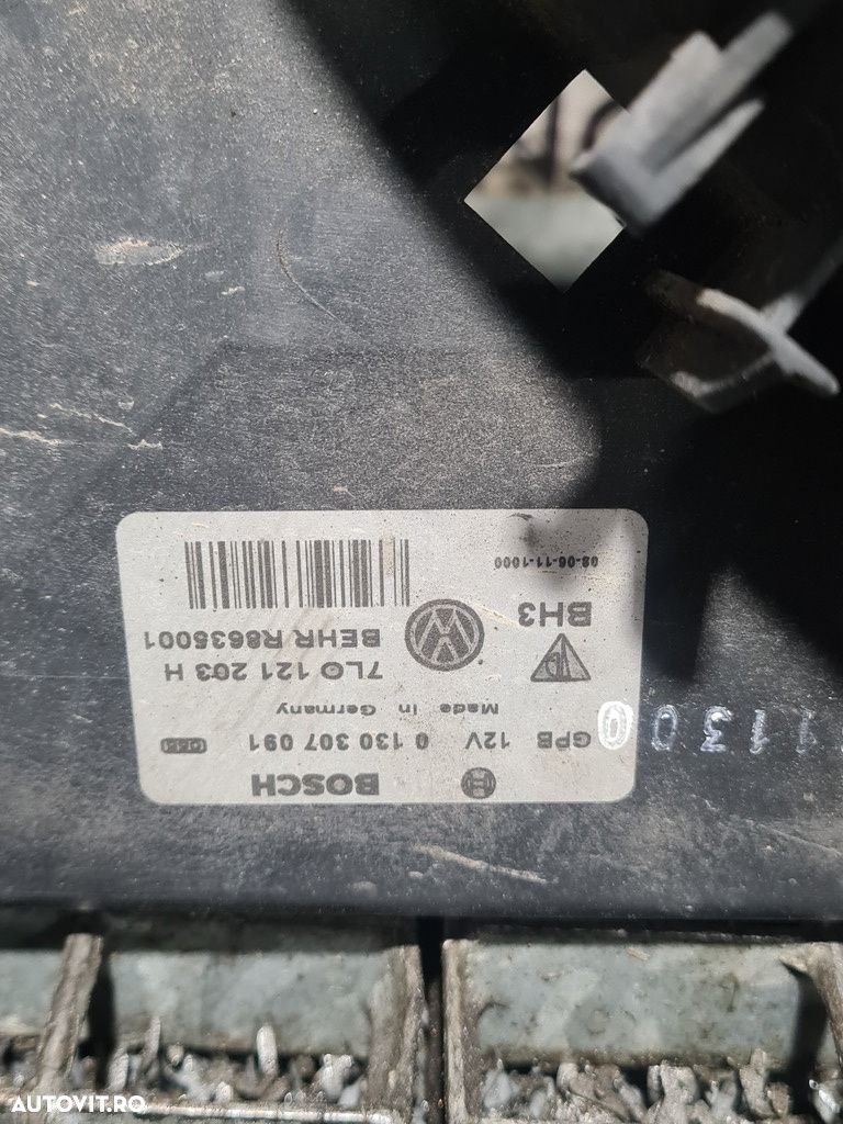 Electroventilator Audi Q7 3.0 2005 - 2009 Automata (795) 0130307091 - 5
