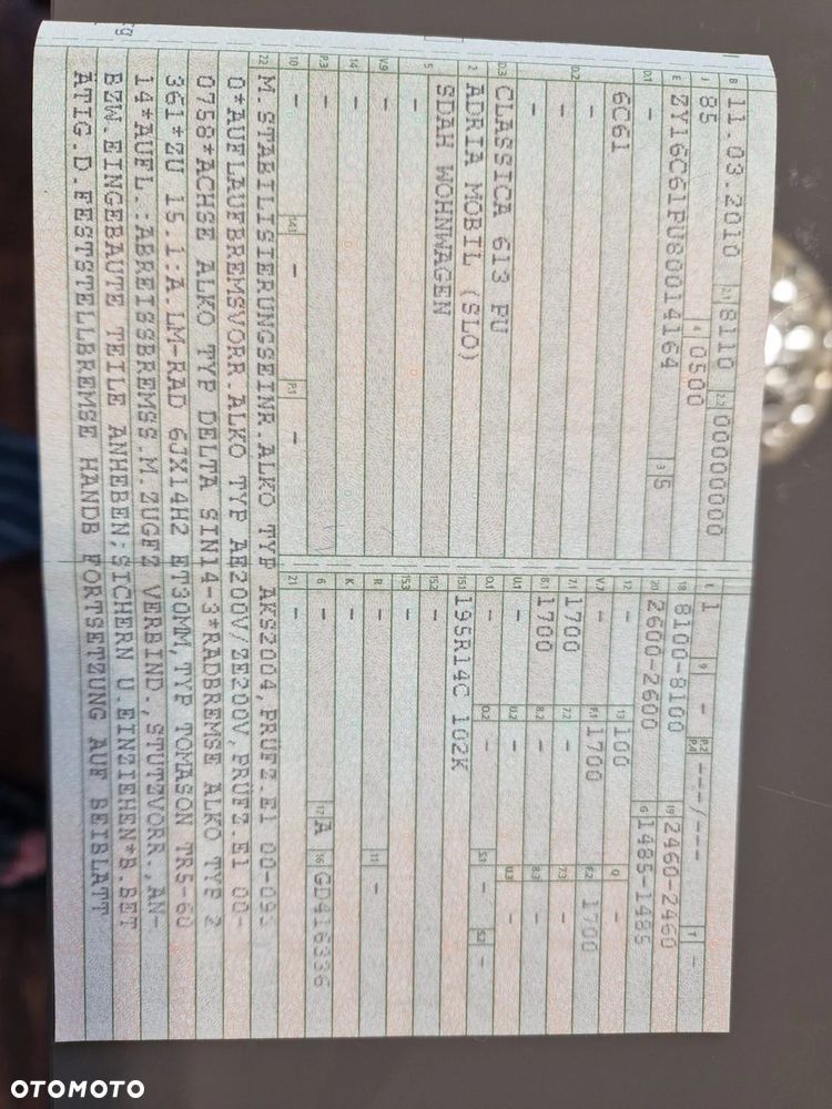 Adria Classica 613 PU - 27