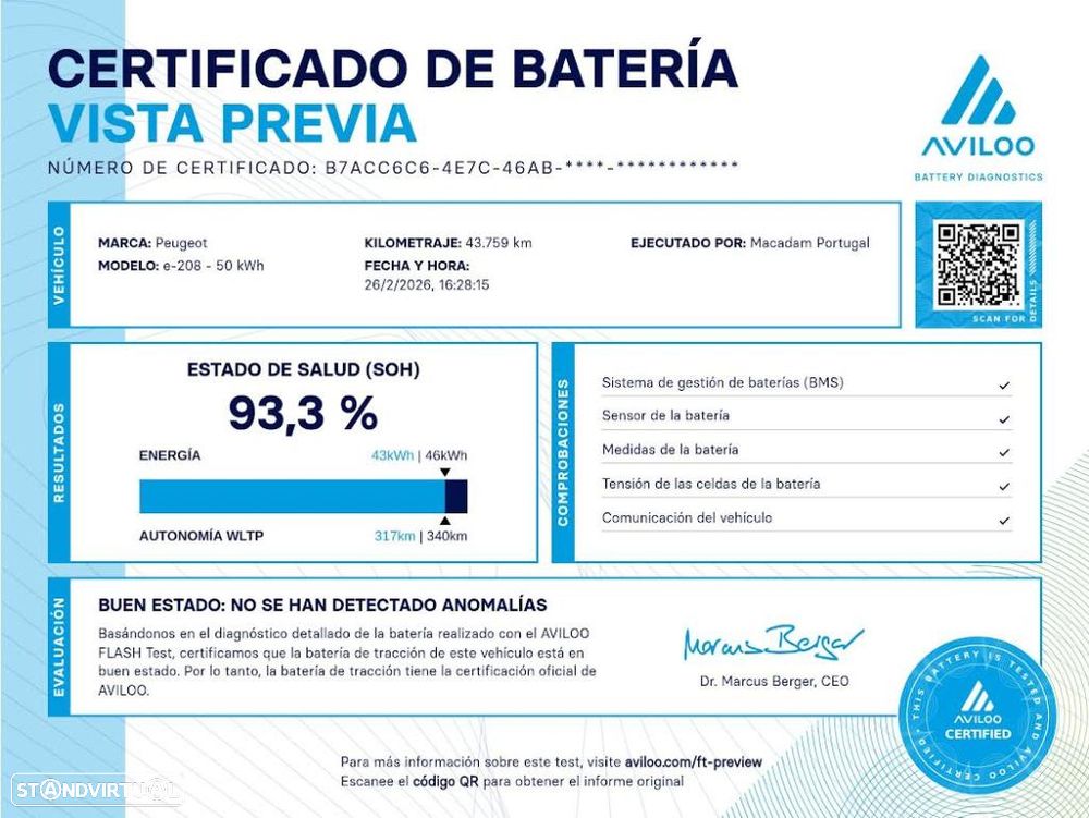 Peugeot e-208 50 kWh Active Pack - 13
