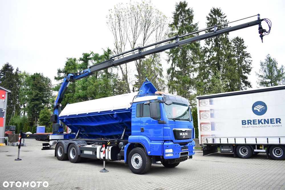 MAN TGS 33.480 6x4 BL Wywrotka 6.70m./ Bordmatic/+ Palfinger PK 23002 SH / 5 i 6 Funkcja/ Rotator/ Retarder/ Pilot/ Kipper/ Kiper/ Crane/ HDS/ Kran/żuraw/ Manipulator / Sprowadzony ! - 27