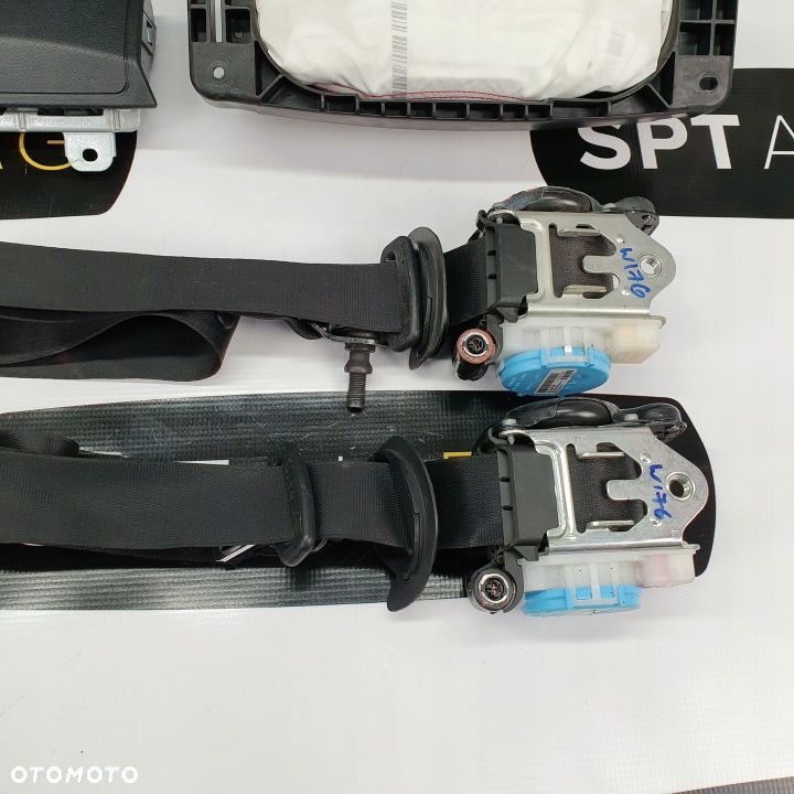 A-KLASA W176 LIFT DESKA ROZDZIELCZA KONSOLA KOKPIT PULPIT PODUSZKI AIRBAG AIR BAG PASY KIT SET - 8
