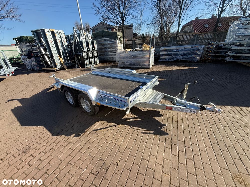 Niewiadów Przyczepa do przewozu sprzętu budowlanego Niewiadów K3027 Najazdy 305x155 cm pod minikoparke walec dostawa pod dom - 10