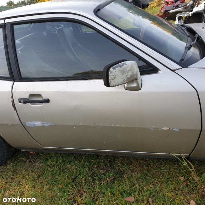 PORSCHE 924 DRZWI LEWE PRAWE SZYBA  KLAMKA - 2