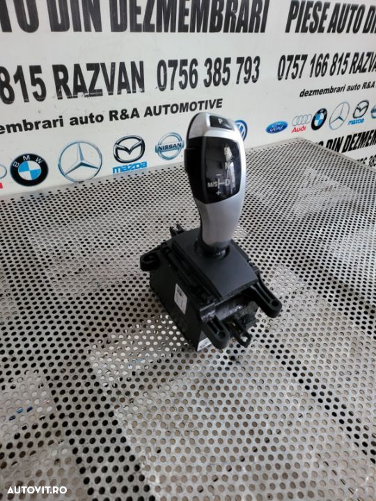 Joystick Timonerie Selector Viteze Bmw X3 X4 F25 F26 F10 F11 F01 F02 F06 F07 Volan Stanga 9291526 - 2