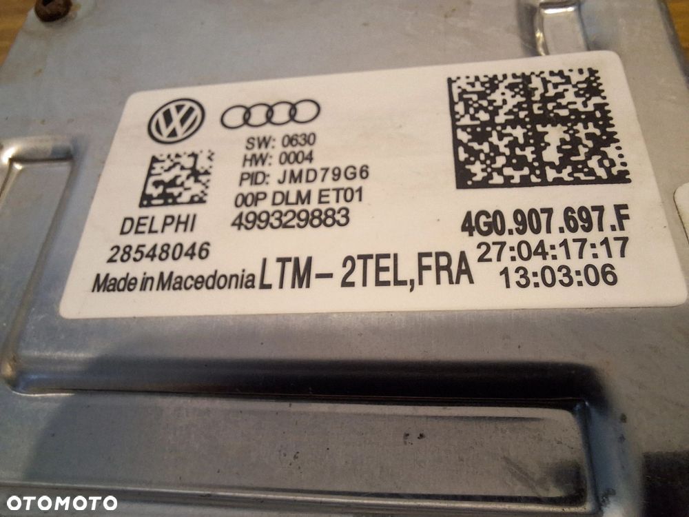 STEROWNIK PRZETWORNICA MODUŁ LED 4G0907697F 4G0.907.697.F AUDI VW SKODA SEAT - 7